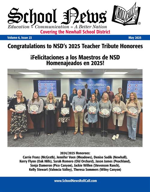 School News Magazine Cover